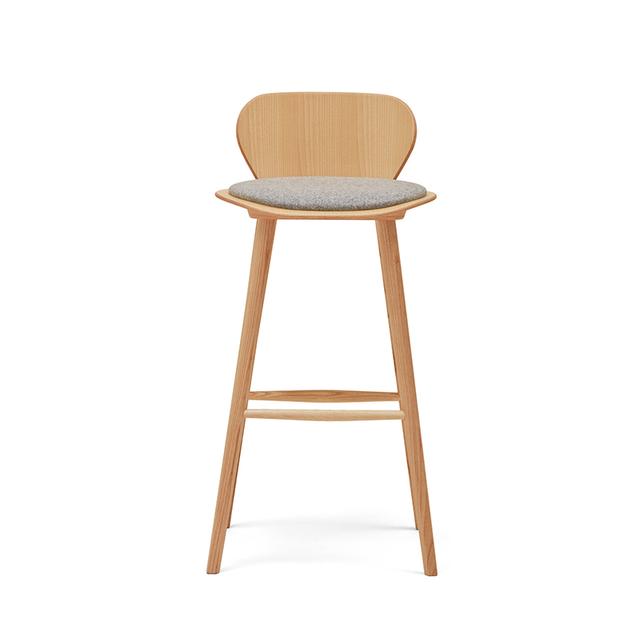 Edelweiss Bar Stool, Upholstered Seat