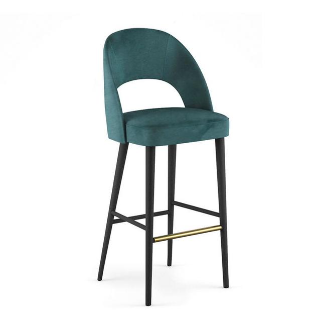 Artù Bar Stool, Upholstered