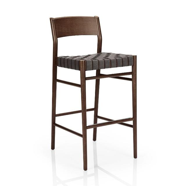 Leonor Bar Stool, Webbed Seat