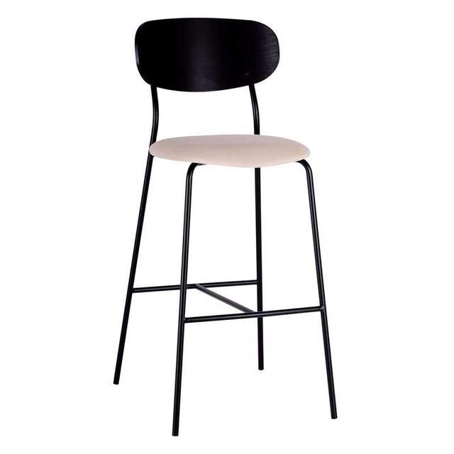 Ooly Bar Stool With Upholstered Seat