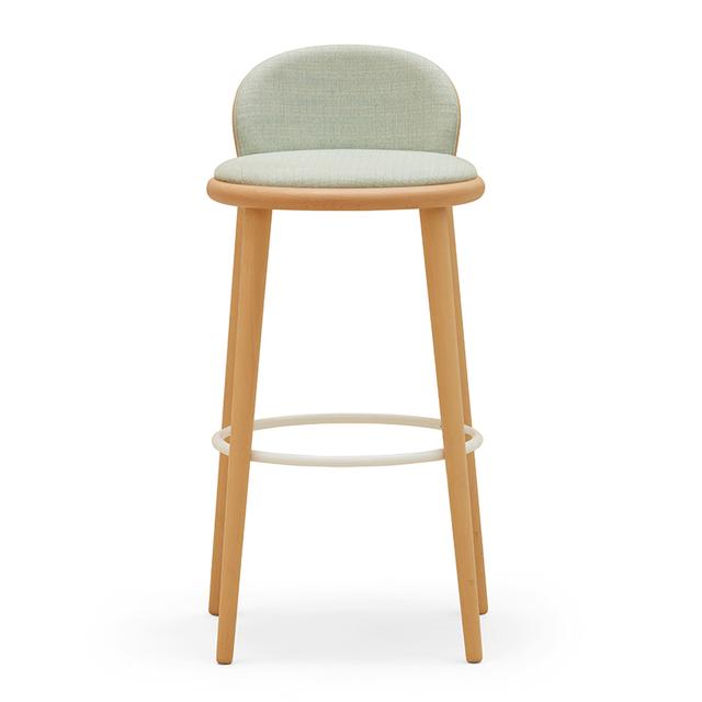 Veretta Bar Stool, Fully Upholstered