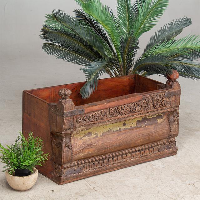 Teak Balcony Planter 4634