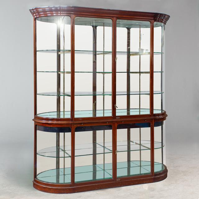 Edwardian Jeweller's Mahogany Cabinet