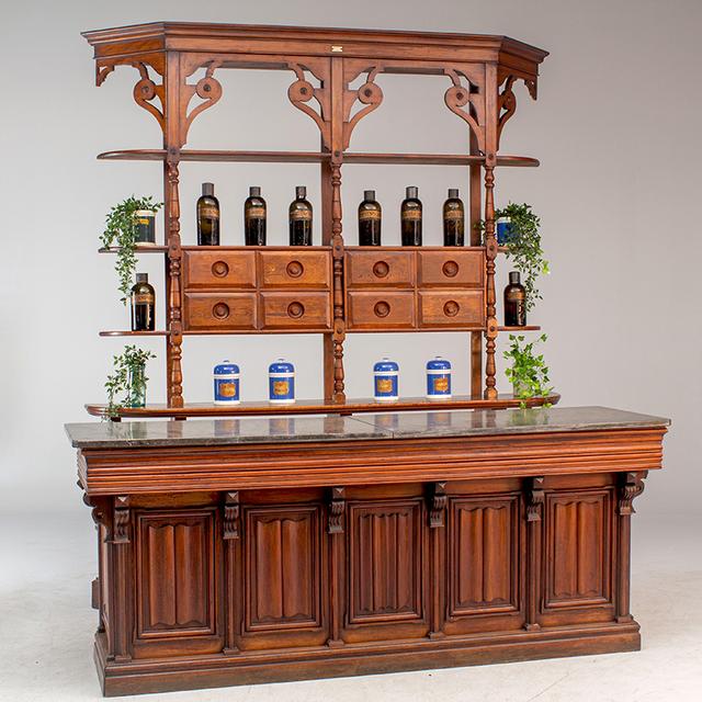 Antique Counter and Backfitting