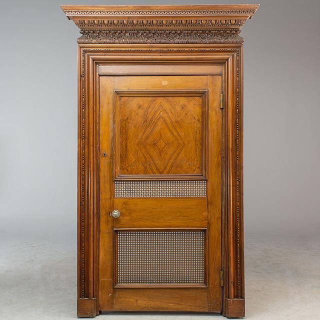 Burr Walnut door with surround 