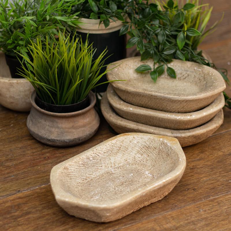 Handcarved marble bowl