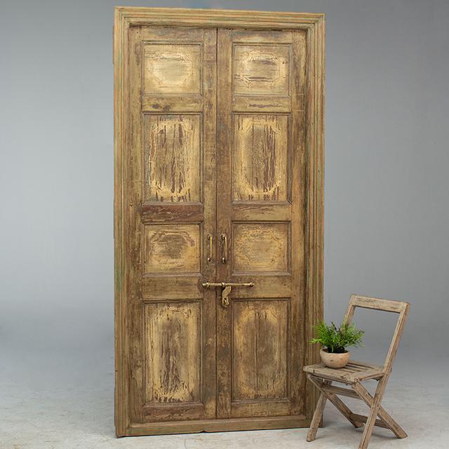 Teak doorway
