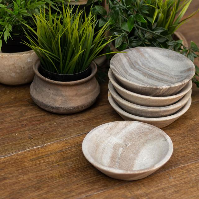 Mini Handcarved Marble Bowl