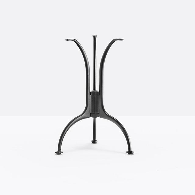 Venice 4950 Three Leg Table Base, Black Cast Iron