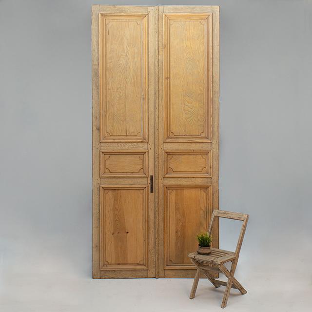 19tH Century Oak and Pine Double Doors