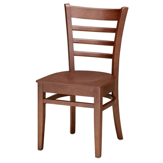 Alberto Side Chair, Wooden Seat