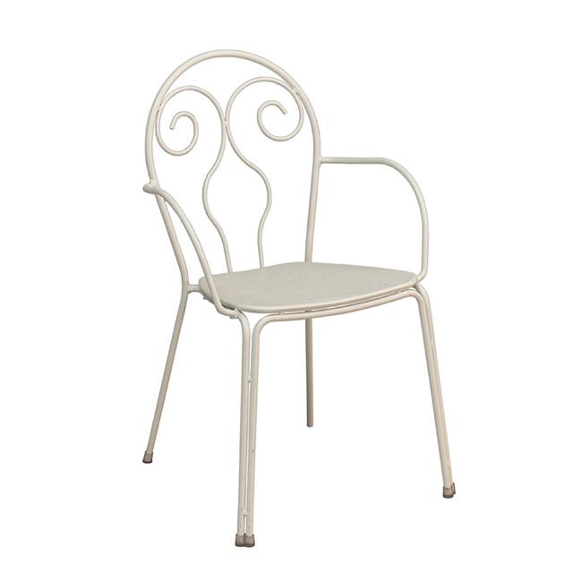 Caprera Stackable Armchair In White 