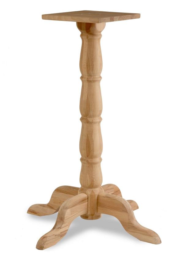 Buxton Poseur Table Base In Solid Beech