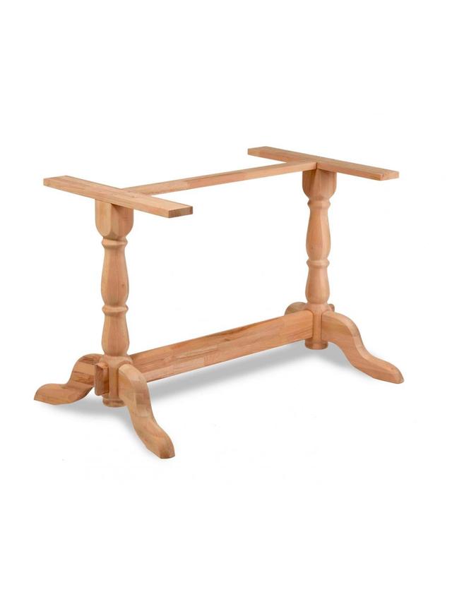 Buxton Refectory Dining Table Base In Solid Beech