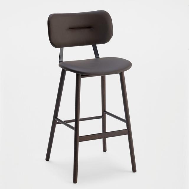 Viki Bar Stool, Upholstered Seat And Back