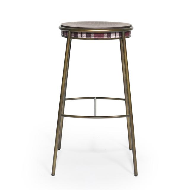 Eman Bar Stool, Part Upholstered