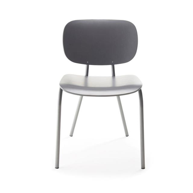 Ghibli Side Chair, Wooden Seat and Back