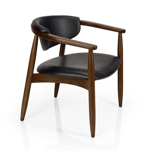 Joanne Lounge Chair, Upholstered Seat and Back