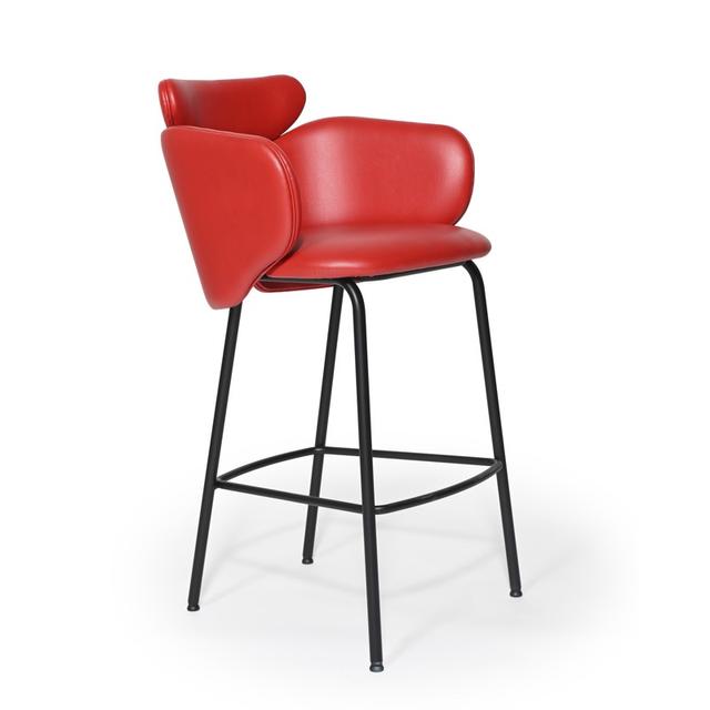 La Rossa Bar Stool, Fully Upholstered