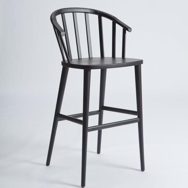 Pantelleria Bar Stool, Wooden Frame