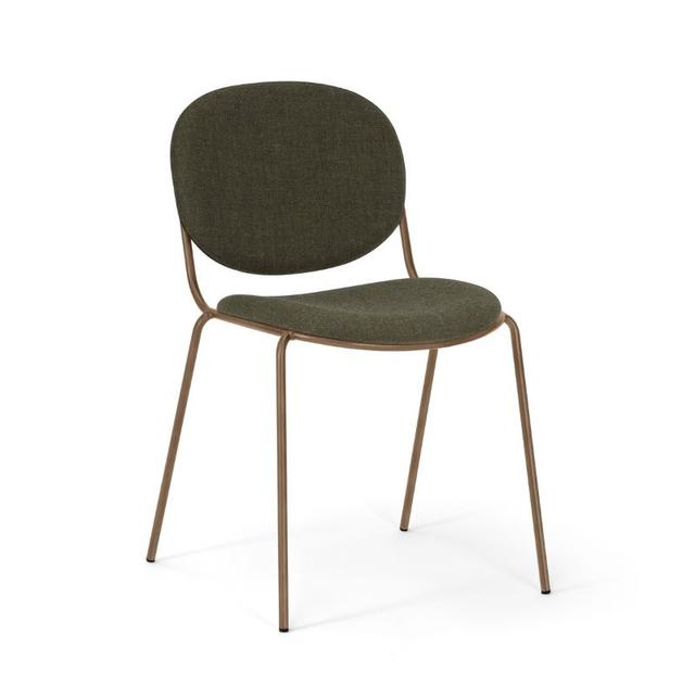 Papas Stackable Side Chair, Straight Leg