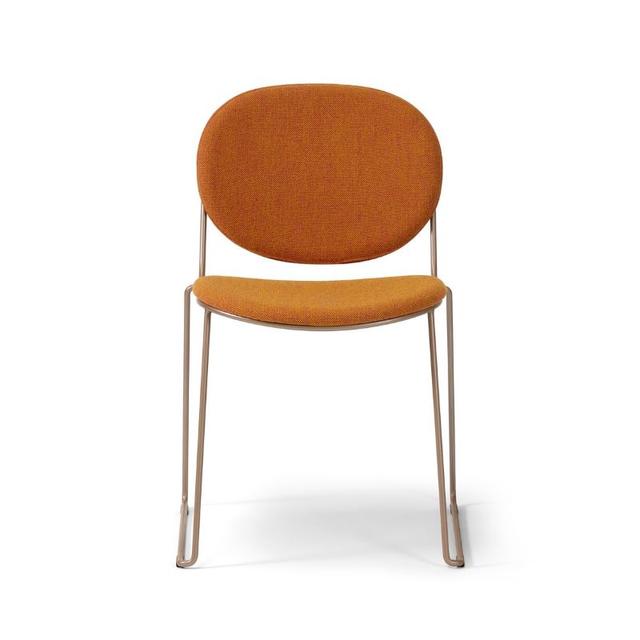 Papas Stackable Side Chair, Sled Leg