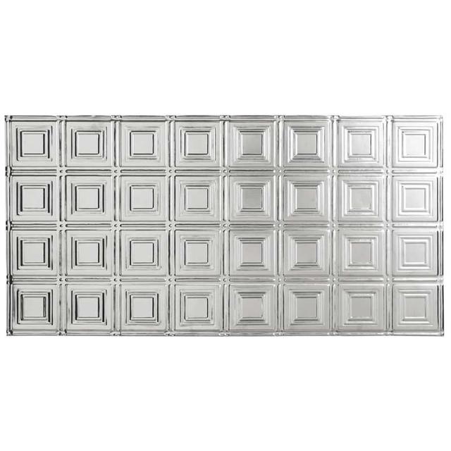 Small geometric metal tile, nail fixing