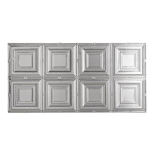 Medium geometric metal tile, nail fixing