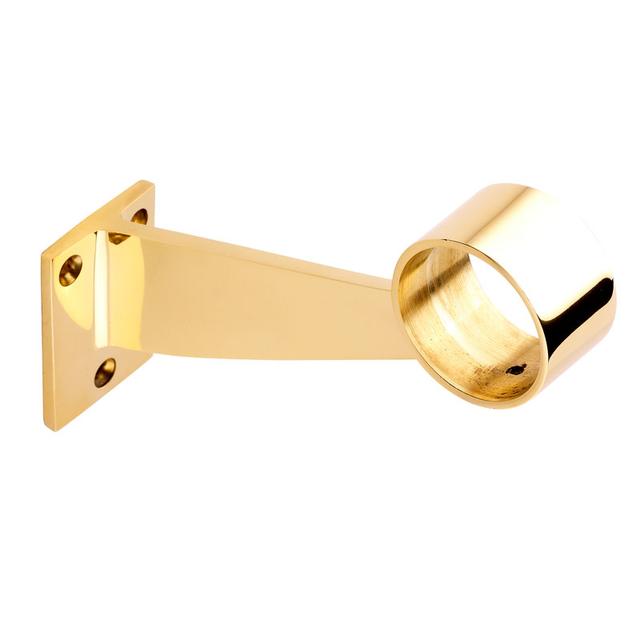 Brass Footrail Bracket 51mm