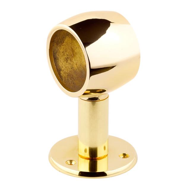 Brass Pre-adjusted Footrail Bracket 51mm
