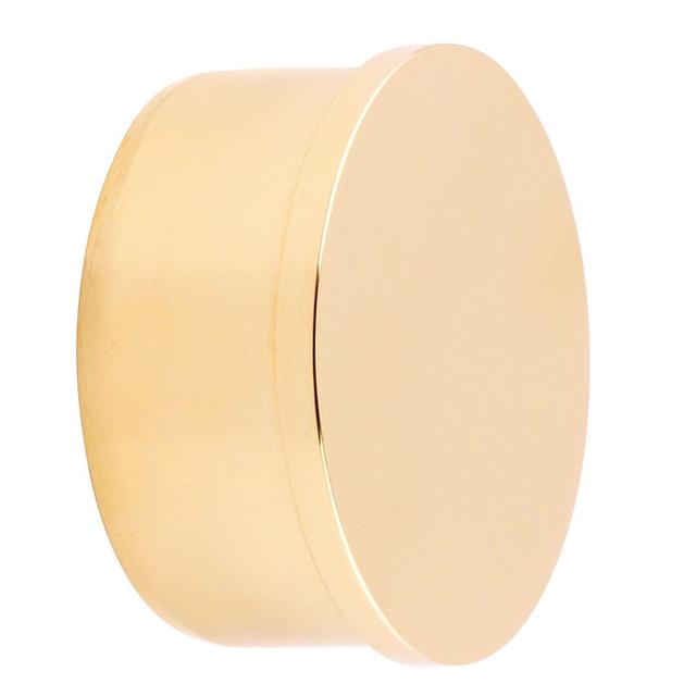 Brass Flush End Cap 25mm
