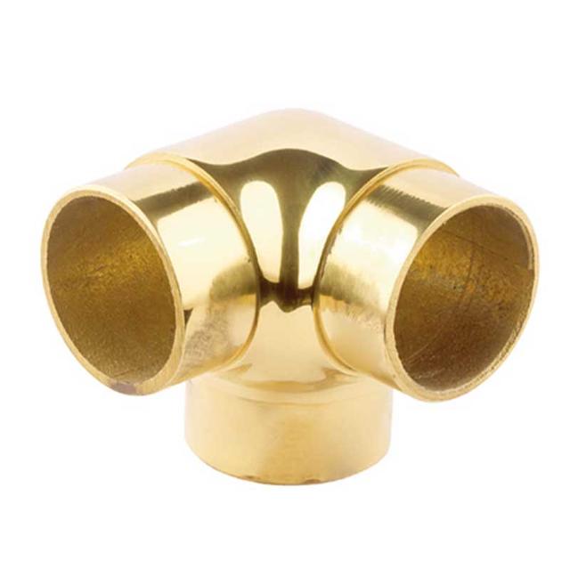 Brass Flush Side Outlet Elbow 51mm