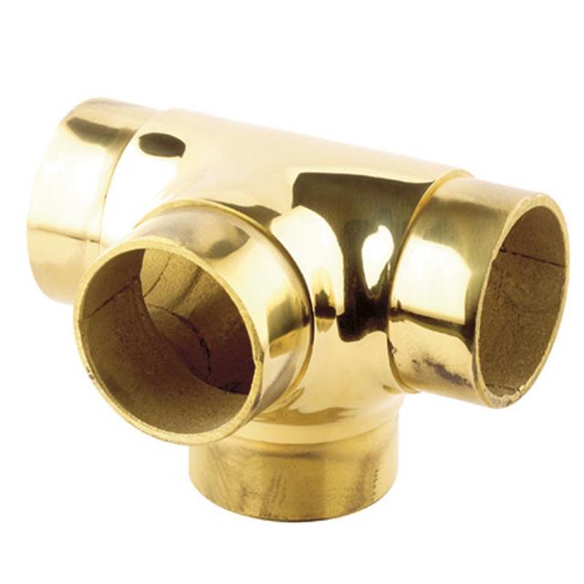 Brass Flush Side Outlet Tee 51mm