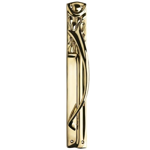 Brass Nouveau Handle, Right Hand