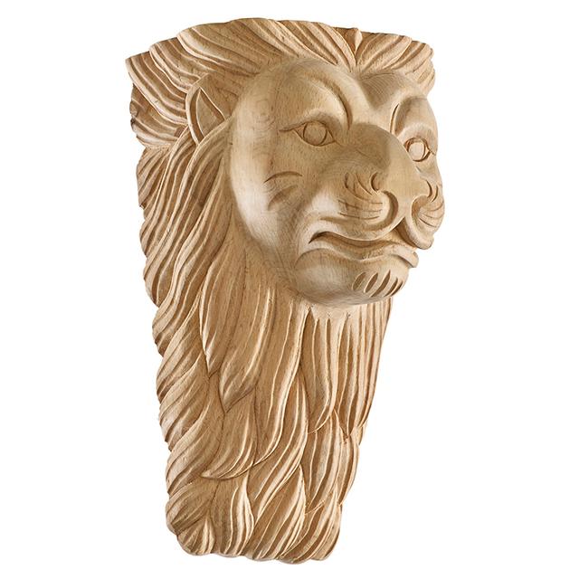 Lion head corbel