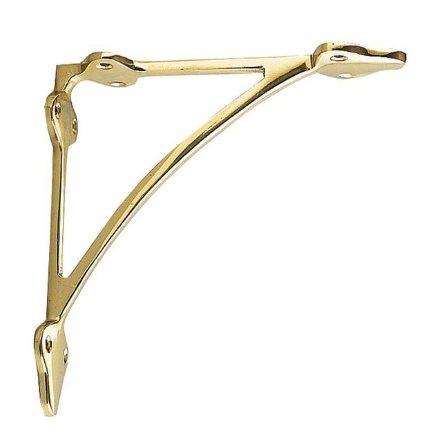 Plain bracket in cast brass