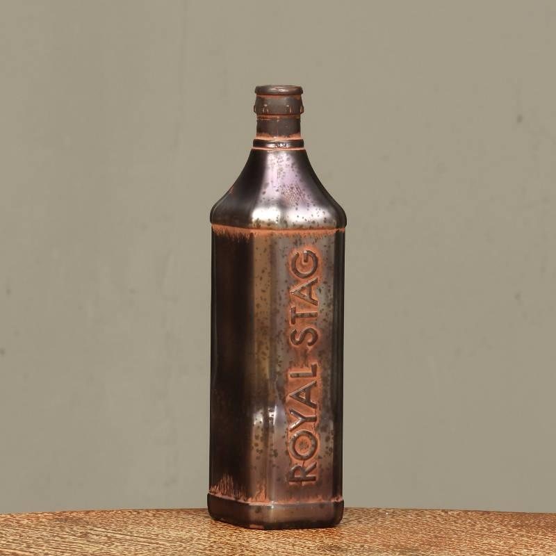 Royal Stag glass bottle - metallised ATDEGV033