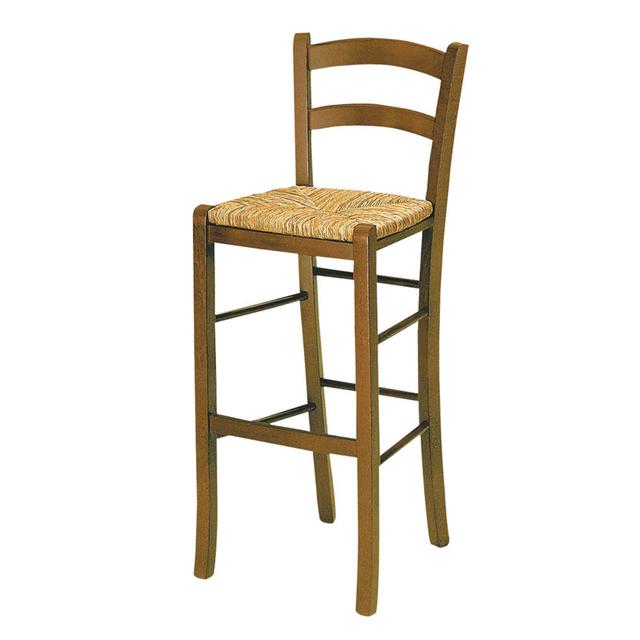 Bistro Bar Stool With Rush Seat