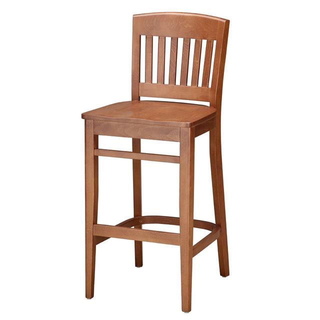 Boston Bar Stool, Slat Back