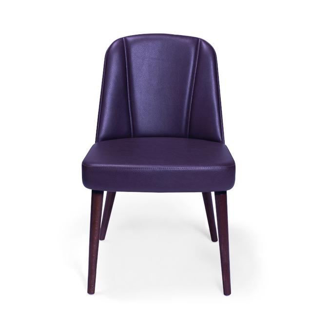 Yvonne Side Chair, Wood Legs