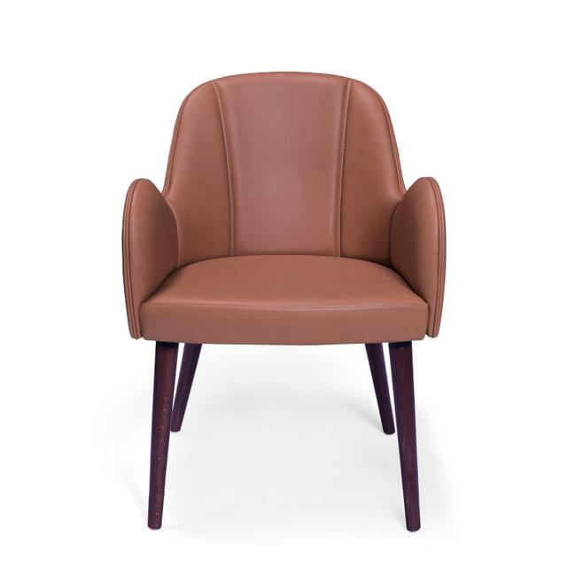 Yvonne Armchair, Wood Legs
