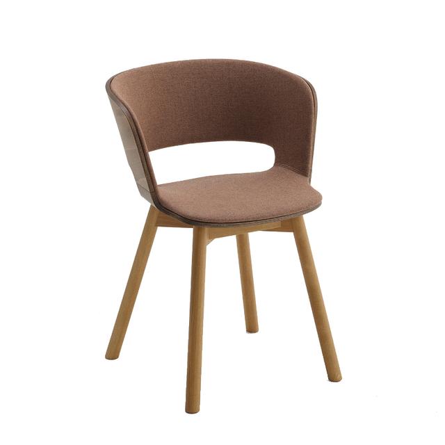 Ribbon Armchair, Upholstered Seat and Back