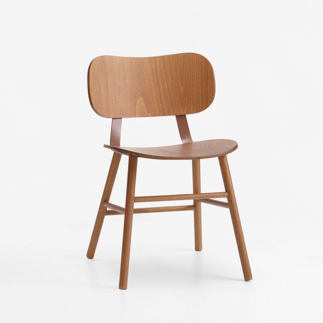 Viki Side Chair, Wooden Seat