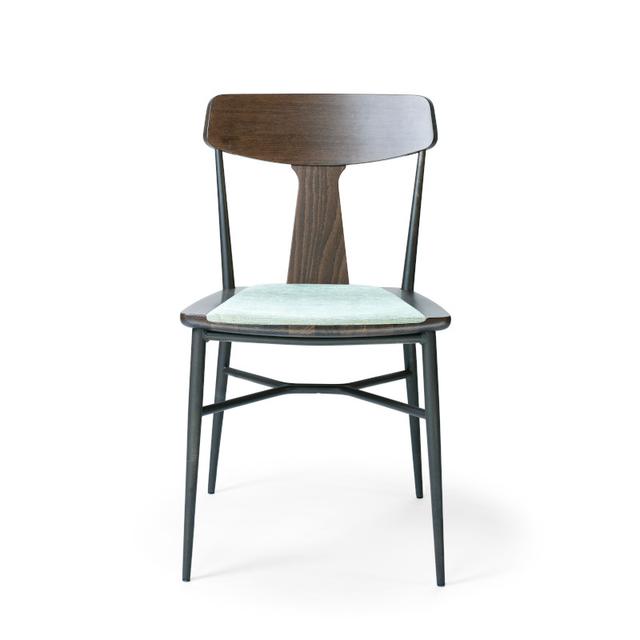 Naika 2 Side Chair, Upholstered Seat