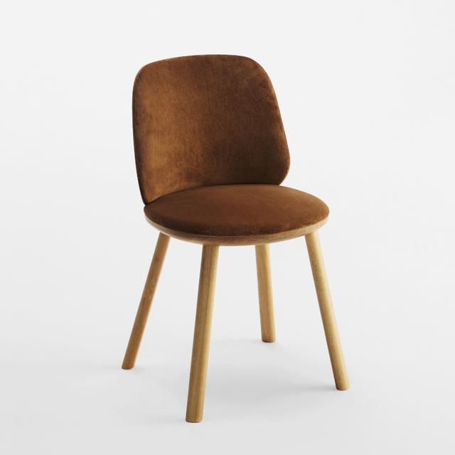 Palmo Side Chair, Upholstered Seat and Back