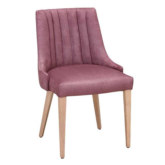 Louvre Side Chair, Wood Frame, Fluted Back