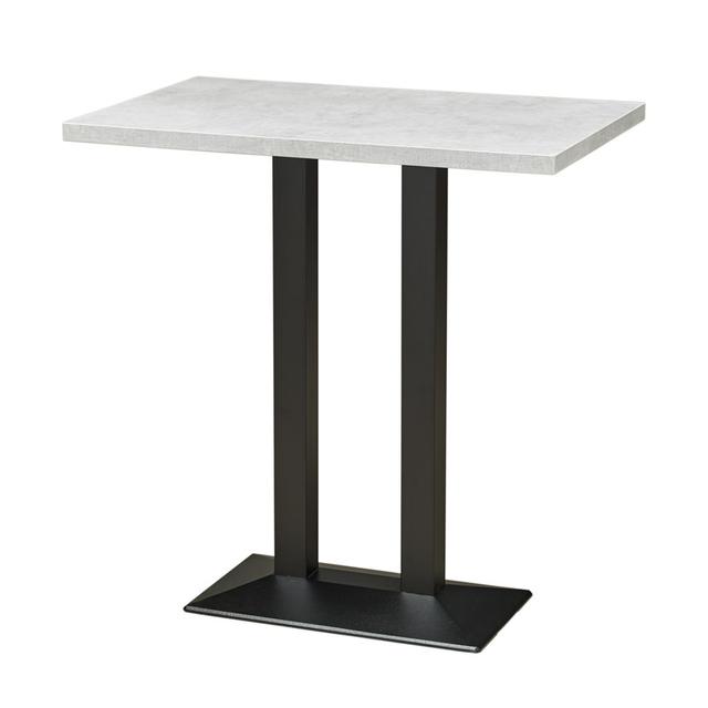 Quadra 4564 Rectangular Poseur Table Base, Cast Iron