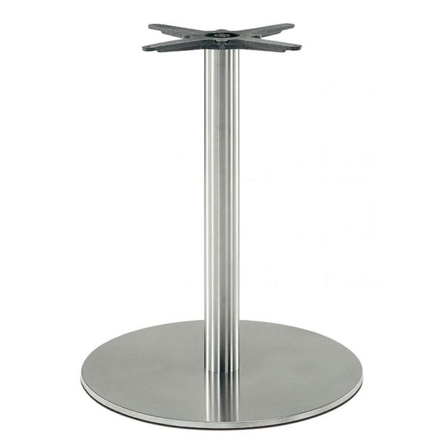 Inox 4431/AC Round Table Base, Stainless Steel 