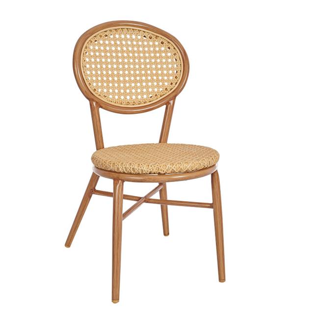 Lille Stackable Side Chair, Natural