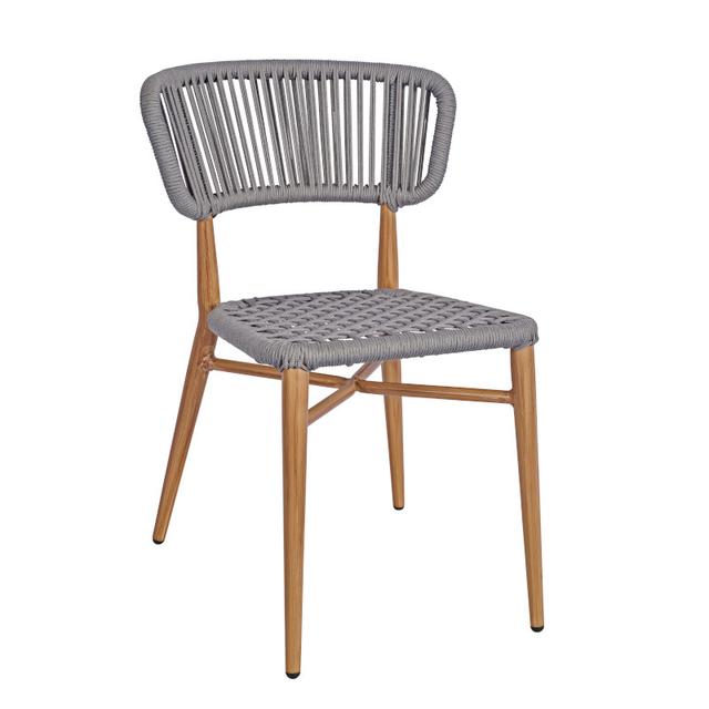 Madrid Stackable Side Chair, Natural